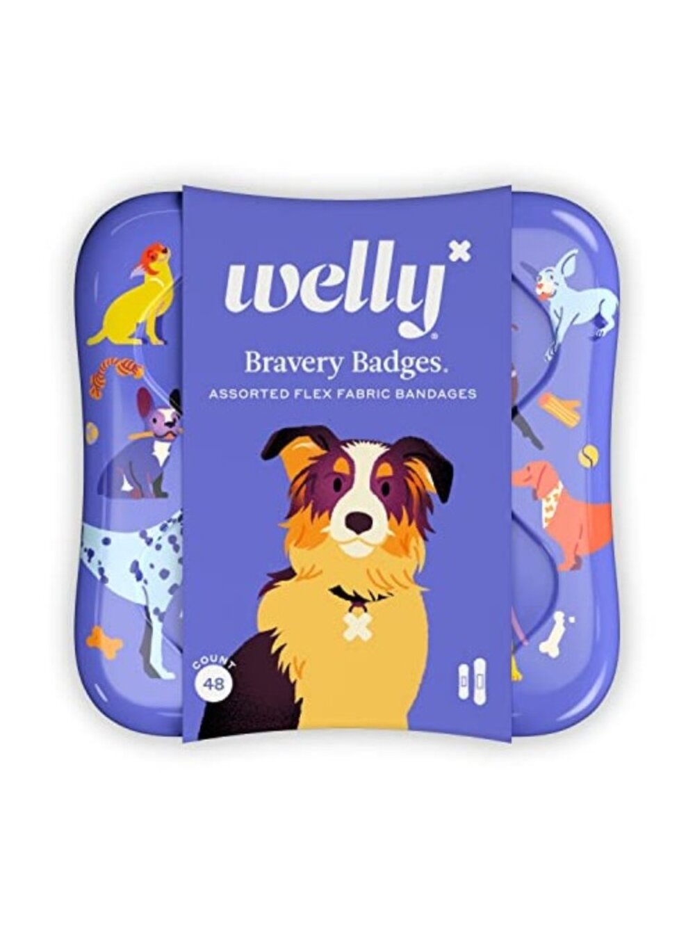 Welly Kid's Flex Fabric Bandages - Dogs - 48ct